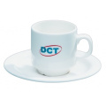 Porcelana Cup &amp; Saucer, caneca de porcelana com Saucer